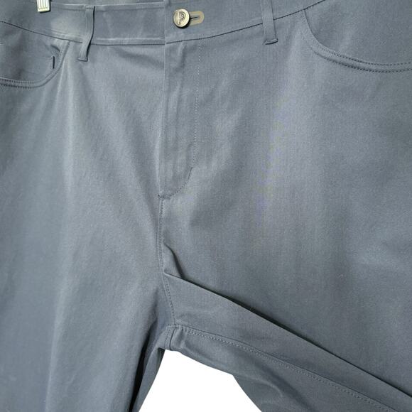 Public Rec Men's Workday 38/28 Navy Blue‎ Chino Pants Stretch Knit Office Casual - Picture 8 of 13